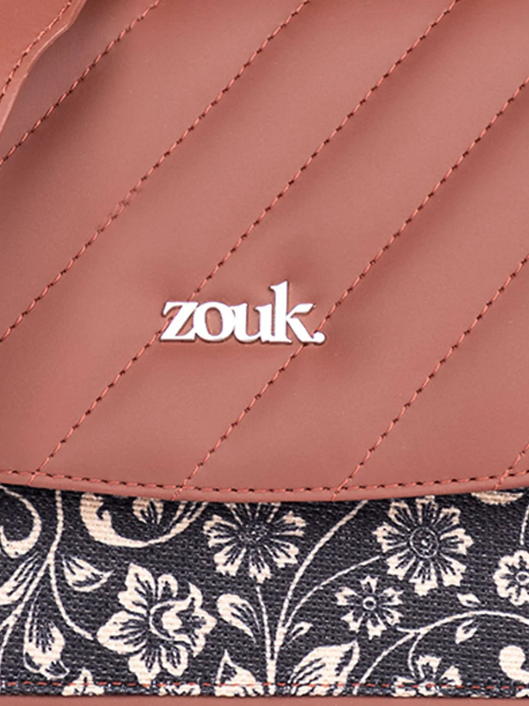 ZOUK Women Solid Structured Detachable Sling Strap Shoulder Bag withTasselled - Image 6