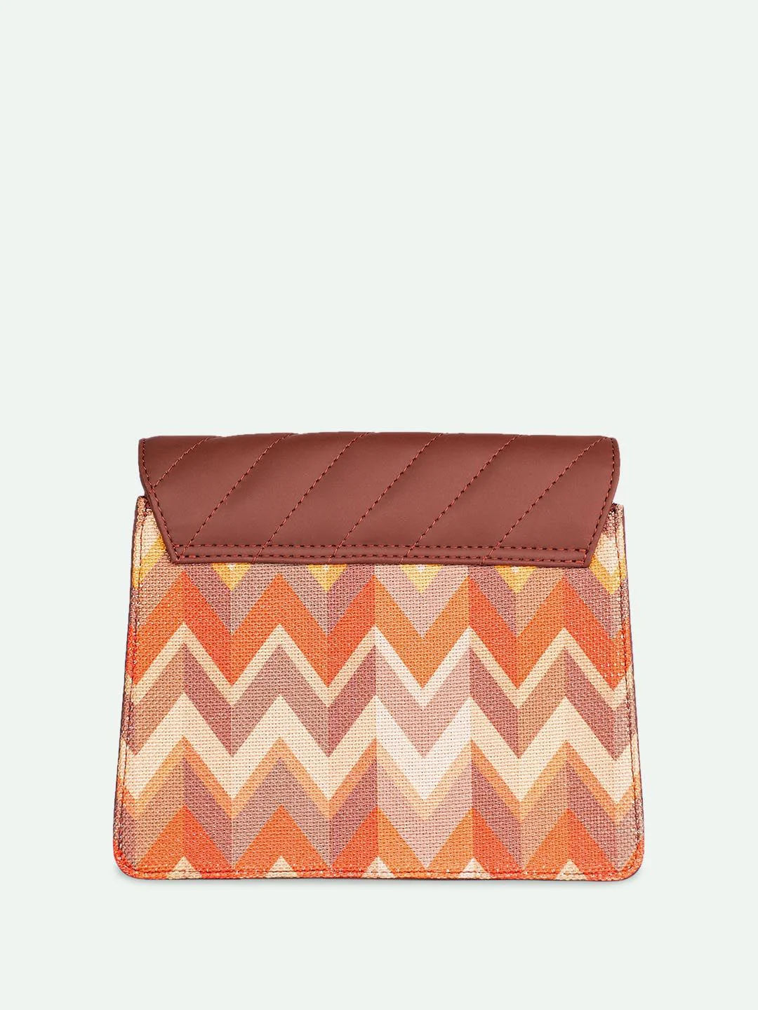 ZOUK Women Stripes Structured Basic Sling Bag - Image 5